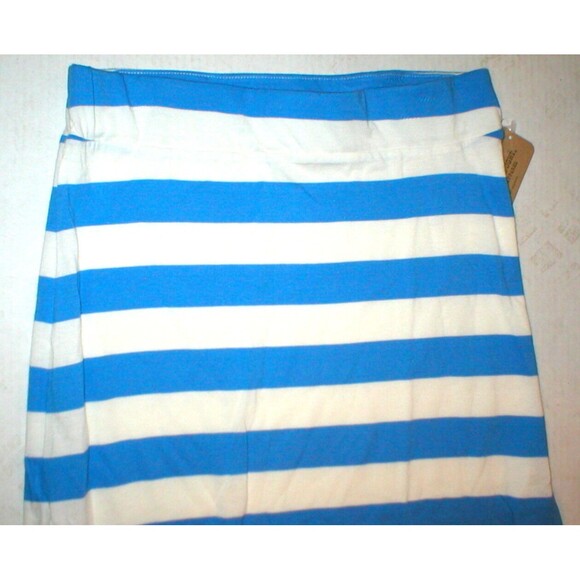 New NWT Womens Threads 4 Thought Organic Long Skirt Slits Maxi XS Blue White - Picture 6 of 6